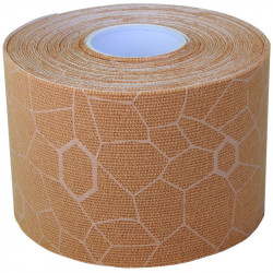 Kineziológiai tapasz Thera-Band 500x5 cm beige, beige mintával Sportszer Thera-Band