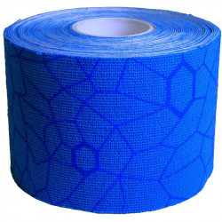 Kineziológiai tapasz Thera-Band 500x5 cm kék, kék mintával Sportszer Thera-Band