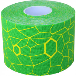 Kineziológiai tapasz Thera-Band 500x5 cm zöld, sárga mintával Sportszer Thera-Band