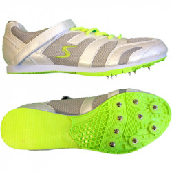 Távol- és hármasugró szöges cipő Salta ezüst-zöld lime EU44 Sportszer Salta