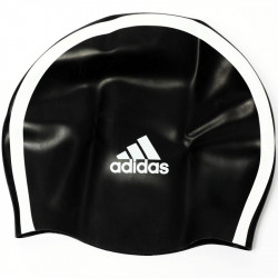 Úszósapka Adidas Silicone fekete csíkos