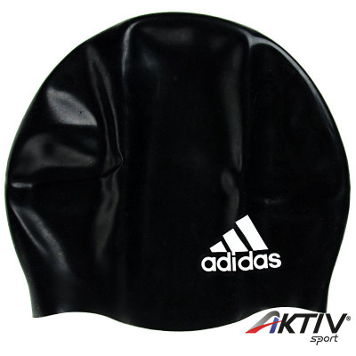 Úszósapka Adidas Silicone fekete sima