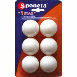 Pingponglabda Sponeta* 6 db-os Sportszer Sponeta
