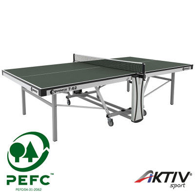 Sponeta S7-62 zöld beltéri ITTF ping-pong asztal