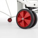 Sponeta S3-87e kék kültéri ping-pong asztal fehér lábakkal