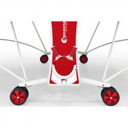 Sponeta S3-87e kék kültéri ping-pong asztal fehér lábakkal