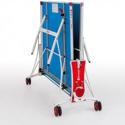 Sponeta S3-87e kék kültéri ping-pong asztal fehér lábakkal