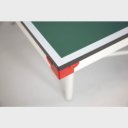 Sponeta S3-86i zöld beltéri ping-pong asztal fehér lábakkal