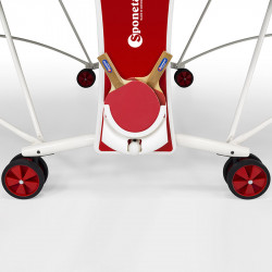 Sponeta S3-87i kék beltéri ping-pong asztal fehér lábakkal