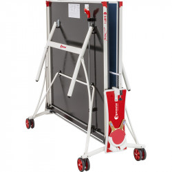 Sponeta S3-87i kék beltéri ping-pong asztal fehér lábakkal