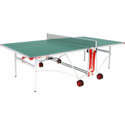 Sponeta S3-86e zöld kültéri ping-pong asztal fehér lábakkal Sponeta ping-pong asztal Sponeta
