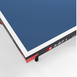 Sponeta S3-87i kék beltéri ping-pong asztal fekete lábakkal