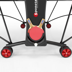 Sponeta S3-87i kék beltéri ping-pong asztal fekete lábakkal