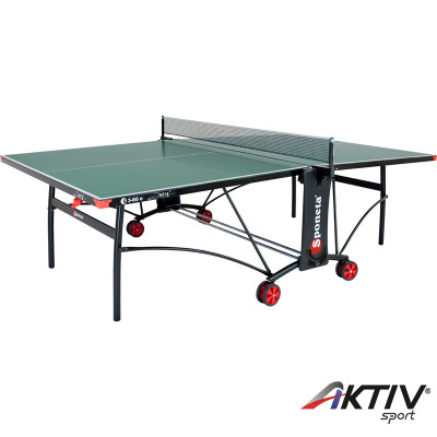 Sponeta S3-86e zöld kültéri ping-pong asztal fekete lábakkal