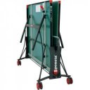 Sponeta S3-86e zöld kültéri ping-pong asztal fekete lábakkal