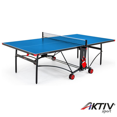 Sponeta S3-87e kék kültéri ping-pong asztal fekete lábakkal