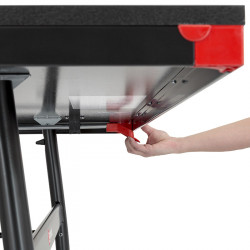 Sponeta S3-80i szürke beltéri ping-pong asztal fekete lábakkal