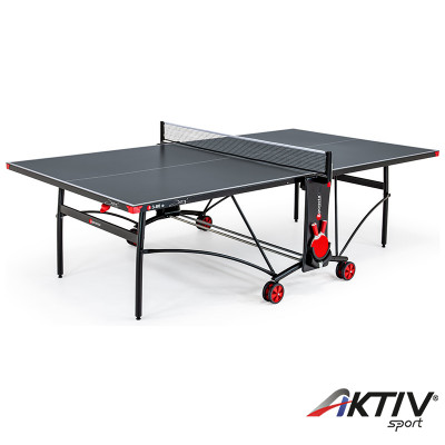 Sponeta S3-80e szürke kültéri ping-pong asztal fekete lábakkal