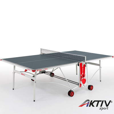 Sponeta S3-80e szürke kültéri ping-pong asztal fehér lábakkal