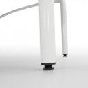 Sponeta S3-80e szürke kültéri ping-pong asztal fehér lábakkal