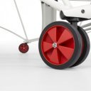 Sponeta S3-80e szürke kültéri ping-pong asztal fehér lábakkal