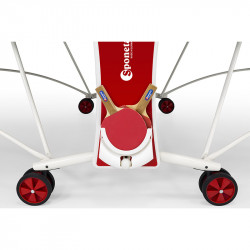 Sponeta S3-80i szürke beltéri ping-pong asztal fehér lábakkal