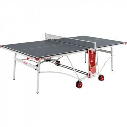 Sponeta S3-80i szürke beltéri ping-pong asztal fehér lábakkal Sponeta ping-pong asztal Sponeta