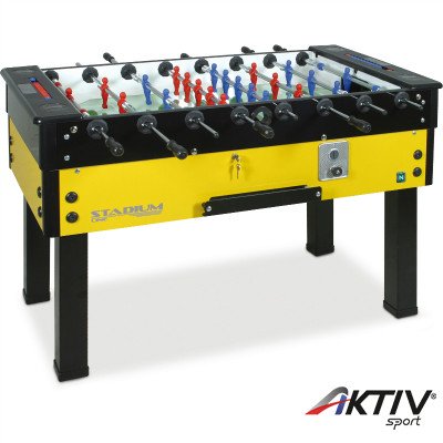 Csocsóasztal Longoni Stadium zsetonos, felül nyitott