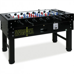 Csocsóasztal Longoni Black Monster érmevizsgálóval beltéri Csocsóasztal érmevizsgálóval Longoni