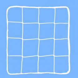 Ejtőháló, 9x9, 3 mm, PA, olasz kézilabdakapuhoz Sportszer Olasz Sportháló