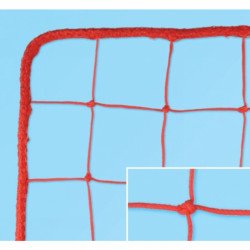 Védőháló, 10x10 cm 3,5mm olasz, piros 33010005 Sportszer Olasz Sportháló