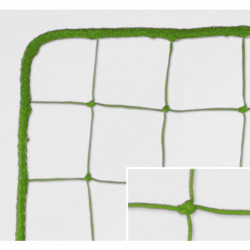 Védőháló 10x10 cm, olasz, 4 mm zöld szegve Sportszer Olasz Sportháló