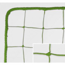 Védőháló 10x10 cm, olasz, 4 mm zöld szegve Sportszer Olasz Sportháló