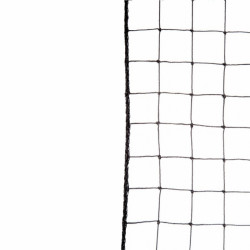Védőháló, 4x4 cm, olasz, 1,5 mm fekete Sportszer Olasz Sportháló