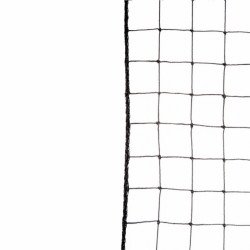 Védőháló, 4x4 cm, olasz, 1,5 mm fekete Sportszer Olasz Sportháló