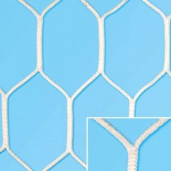 Labdarúgó-kapuháló Hexa Extra 750x250 cm 6 mm 33070021, olasz Sportszer Olasz Sportháló