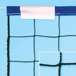 Röplabdaháló Mini Volley 5,5x1 m PE 33130005 kék Sportszer Olasz Sportháló
