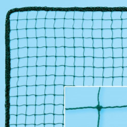 Labdafogóháló golfhoz 25x25 mm körkötött 1,5 mm zöld csomózott