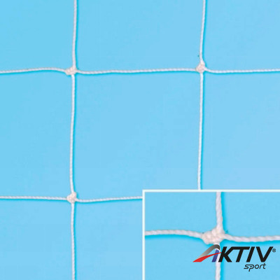 Labdarúgó kapuháló 400x200 cm PE, 3 mm csomózott, 33070016, olasz