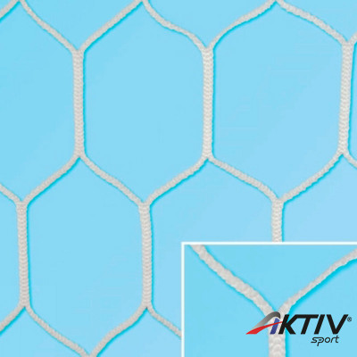 Labdarúgó kapuháló 400x200 cm Hexa csomómentes 3 mm 33070017, olasz