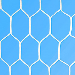 Labdarúgó kapuháló 400x200 cm 6 mm Hexa csomómentes 33070018, olasz Sportszer Olasz Sportháló