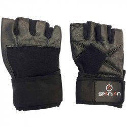 Fitnesz kesztyű pro bőr stabilizer Fitness Spartan