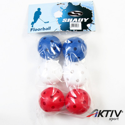 Floorball Labda 6 db