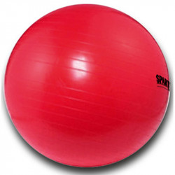 Gimnasztikai labda Power 75 cm piros Fitness Spartan