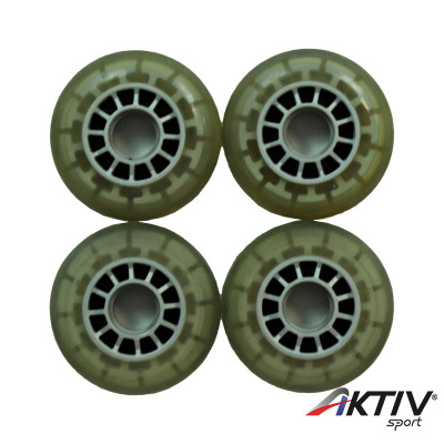 Görkorcsolya kerék 72 mm átlátszó