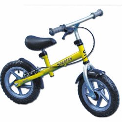 Gyermek futóbicikli ezüst Lábbal hajtható járművek Spartan