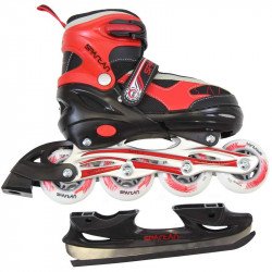Görkorcsolya és jégkorcsolya Inline piros Sportszer Spartan