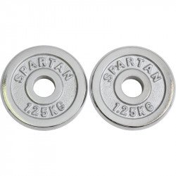 Króm súlytárcsa 1,25 kg 30 mm Fitness Spartan