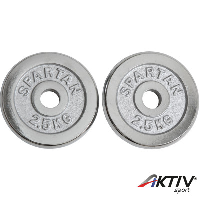 Króm súlytárcsa 2,5 kg 30 mm
