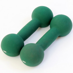 Neoprén kézisúlyzó 2 x 2 kg Fitness Spartan